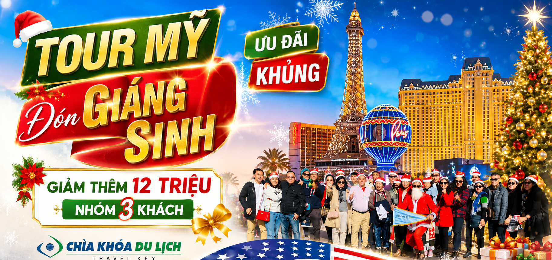 TOUR MỸ ĐÓN GIÁNG SINH