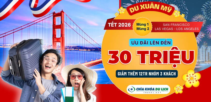 DU XUÂN NƯỚC MỸ 2026